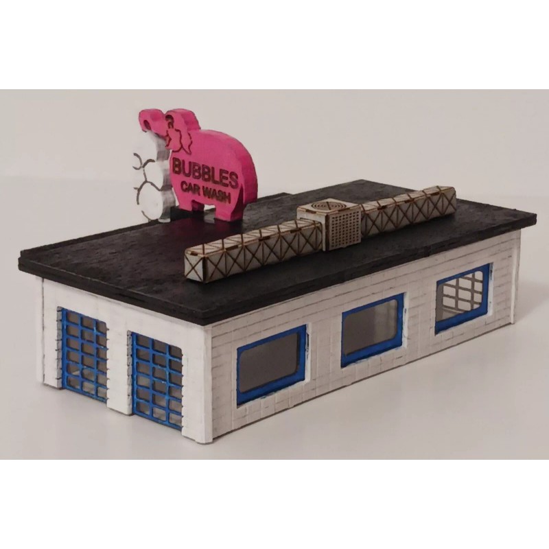 Paradise Laser Models Bubbles Car Wash Kit - Z Scale