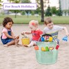 IHOMAGIC 17L Cleaning Caddy for Cleaning Supplies, Foldable Tool Bucket