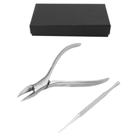Cuticle Trimmer Nipper Toe Nail Clipper Pedicure Remover Tools for Ingrown ToenailSilver