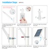 HOLACA Solar Panel Pole Mount - Compatible with Rin-g, Arl-o,