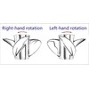 HoaFourge 58110-97JA0-019 Aluminum Alloy Propeller for Suzuki 2.5hp DF2.5 Outboard