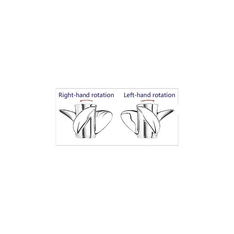 HoaFourge 58110-97JA0-019 Aluminum Alloy Propeller for Suzuki 2.5hp DF2.5 Outboard
