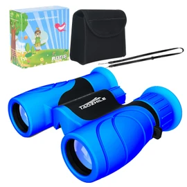 Binoculars for Kids High-Resolution 8x21,Shockproof Compact Kids Binoculars with Neck Strap for Bird Watching, Hiking,Camping, Travel, Learning, Spy Games(Dark Blue)