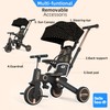 Bebehoo Tricycle Stroller for Toddler,Foldable Baby Tricycle,Kids Balance Bike with