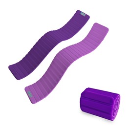 TOSAMC Magnet Adjustable Wrist and Ankle Weights Set for Men Women for Intensified Fitness - Durable Exercise Bracelets to Boost Your Workouts 1Pair (Purple, 1Pair 2LB)