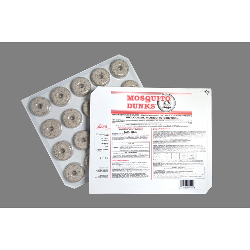 Summit…responsible solutions 155 Summit 100 Count Mosquito Dunk, Natural