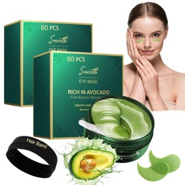 Lktvys Eye Pad Mask - Eye Pads Reduce Dark Circles, Puffiness, Wrinkles, And Bags, Eye Pads Suitable for All Skin Types, Especially Dry, Sensitive, and Nourishing Eye Skin, 120 Pieces