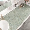 EPPKILY 15.7"×196.9" Green Marble Contact Paper Peel and Stick Countertops