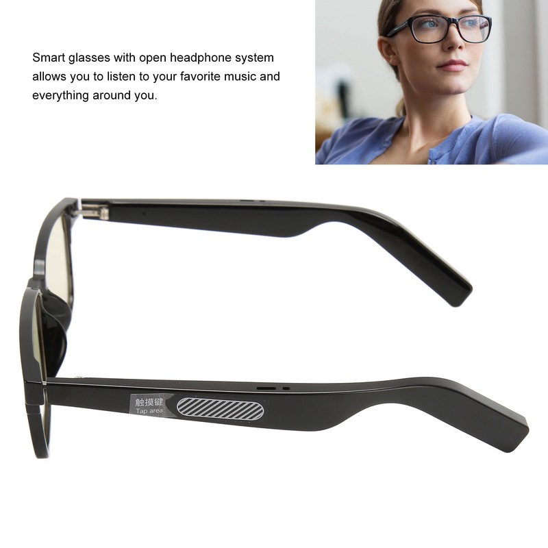 Smart Wireless Bluetooth Glasses Bluetooth 5.3 Built in Microphone Speaker
