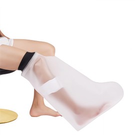 Beinschutz,Duschschutz Fuß,Duschschutz Bein Unten Offen,Gips Duschschutz Bein Erwachsene,Duschschutz Bein, Gipsschutz Wasserdicht Bein Wiederverwendbar,Wiederverwendbarer Gipsschutz