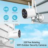 WOOLINK 4Packs Wireless Security Camera 4MP WiFi Home Security Camera