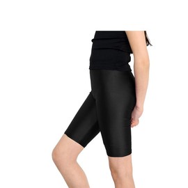 P&R DANCEWEAR LTD Children's Nylon Cycling Shorts - Comfortable Kids Cycling Shorts for Active Play, School and Sports Activities Black 11-12 Years