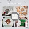 WADY 250Pcs Disposable Lace Paper Doilies for Food White Decorative