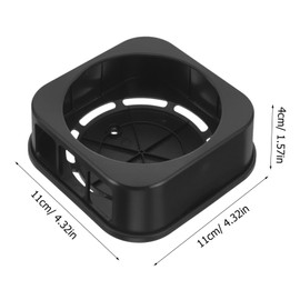 Mipcase Wall Mounted Holder Sturdy Rack Compatible with Apple Tv Durable Design for Enhanced Aesthetic Appeal for Organizing Your Living Space Easy Installation