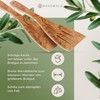 HAUSWALD® Olive Wood Spatula - Set of 2 [Extra Wide
