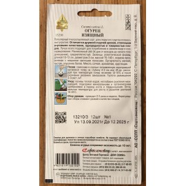 Dom Semyan Russian Cucumber “Elegant” Heirloom Non GMO Seeds Rare-Огурец Изящный