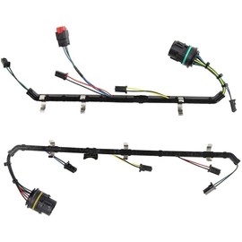 Fuel Injector Wiring Harness Left & Right Fits 6.4L Diesel Engines for 2008-2010 F250 F350 F450 F550 International Replaces 8C3Z-9D930-AA, 8C3Z-9D930-BA