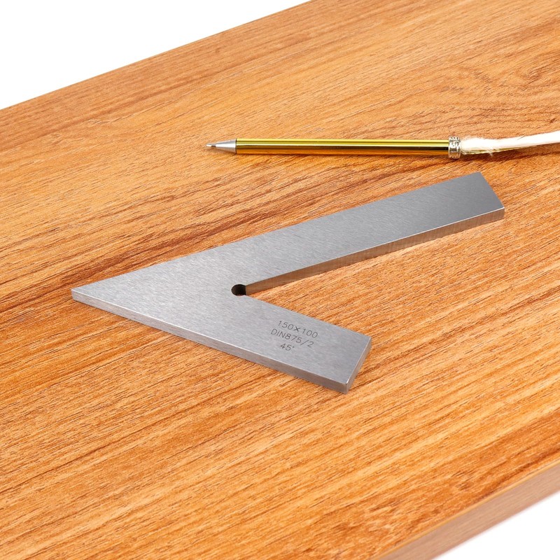 T Tulead 45 Degree Miter Square Steel Machinist Square Woodworking