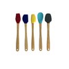Exultimate Spatula Cooking Utensils Silicone Mini Wood Handle Heat Resistant