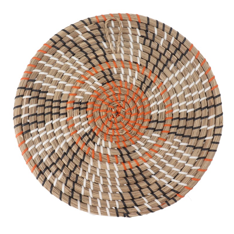 Grass Woven Placemats Nordic Style Innovative Round Placemats for Dining
