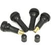 Set of 4 Snap-in Rubber Valves, TR 413 Tyre Valves,