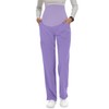 POSHGLAM Women's Maternity Scrubs Pant Stretchy Comfy Casual Pregnancy Pants(New