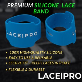 Shoe Lace Band Protector - No Tie Shoe Lace Bands For Kids - Soccer Elastic Shoe Laces Band - Football Lace Covers For All Shoe Sizes - Keeps Laces Tied During Sports