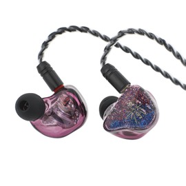 LINSOUL Kiwi Ears Forteza 2DD+1BA Hybrid HIFI Earphones In-Ear 3.5mm Stereo Plug & 0.78mm 2pin Connector Reclosable Design Ergonomic Design 3D Print Cavity Tuning Technology Balanced Sound Expression