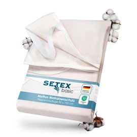 Setex Molton Mattress Protector, natural, 90 x 190 cm