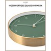 LUUK LIFESTYLE High-Quality, Plain Nordic Minimalist Design Quartz Wall Clock