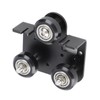 Back Support Plate Black Metal 3D Printer Extruder Back Support