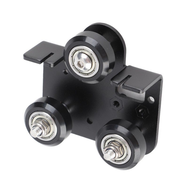 Back Support Plate Black Metal 3D Printer Extruder Back Support