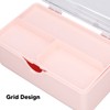 2 Layer Storage Box Large Capacity Grid Design 2 Layer