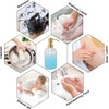 Mekoly Gold Glass Soap Dispenser with Rust Proof Metal Pump,