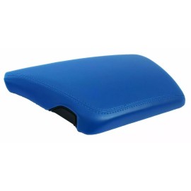 Kar Designers Blue Real Leather Center Console Lid Cover For 15-20 Dodge Challenger