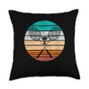 Badminton Graphic Badminton Player Shuttlecock Sports Smash Throw Pillow
