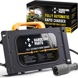 Hardcore Parts 48 Volt Fully Automatic Rapid Golf Cart Charger - Club Car (3 Prong)