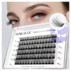 Winkgiggle Lashes Clusters Natural Look 84Pcs Wispy Lashes Reusable Super