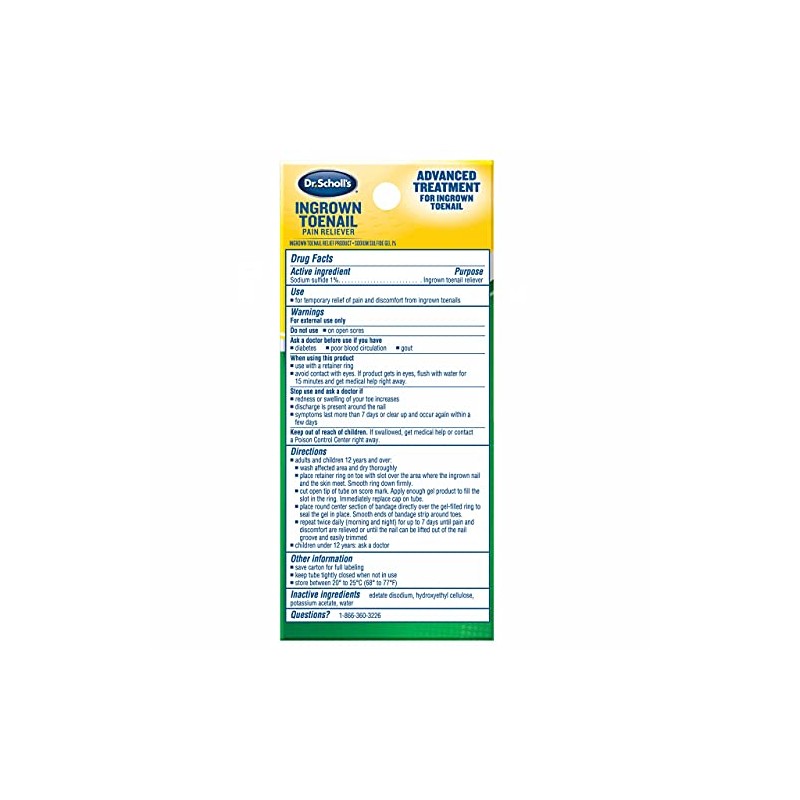 Dr. Scholl's Ingrown Toenail Gel 8.50 g (Pack of 8)