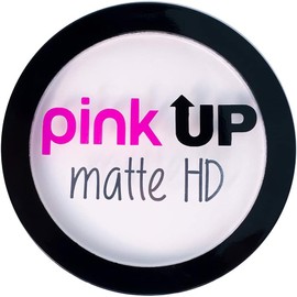 PINK UP, Matte HD, Polvo Compacto HD, Matificante, Para Pieles Mixtas, Controla el brillo en la piel del rostro, Modelo PKHD