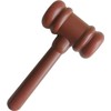 Brown Cartoon Wooden Judge Gavel,Cute Courtroom Gavel,Judge Gavel Costume Accessory