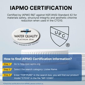 EXCELPURE 1 Micron 10" x 2.5" Whole House CTO Carbon Water Filter Cartridge Replacement for Home Countertop System, Dupont WFPFC8002, WFPFC9001, FXWTC, SCWH-5, WHEF-WHWC, WHCF-WHWC, CTO10, T01, 4PACK