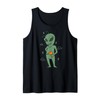 Alien with laser gun Tank Top
