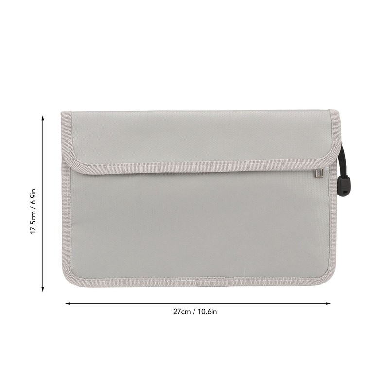 Fireproof Document Bag High Temperature Resistant File Safe Pouch with
