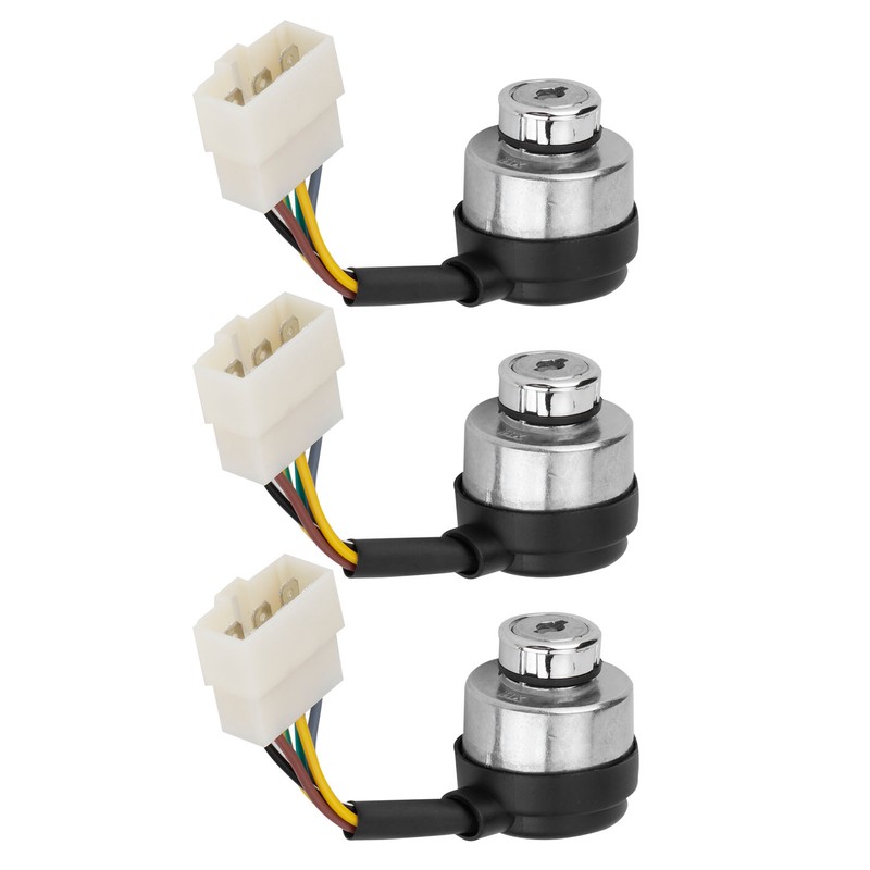 3Set 6 Wire Ignition Switch with Key for 188F/GX390/190F/GX420 Gasoline