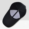 Kangqifen Men's Women's Long Brim Canvas Summer Baseball Cap (Black)