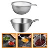 OUNONA 1 Set Stainless Steel Colander with Handle Bowl Set