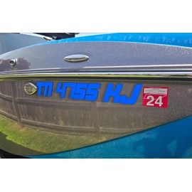 LimitlessParts 3D Boat PWC Registration Number Letter Kit for Supra Boats – OEM Style Raised Numbers – 3" Marine-Grade Resigration Letters 1/8" Thick (Both Sides)