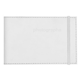 Profile Australia Citi Leather White Photo Album | Photo Wallet | 52 4x6in (10x15cm) Photos | Acid Free