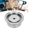 Reusable Coffee Capsule with Lid Scoop Brush Smooth Surface Stainless